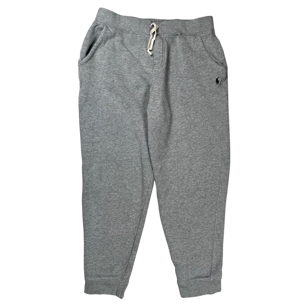 Polo Ralph Lauren Sweatpants Youth XL 18-20 Gray Joggers Pony Logo Drawstring